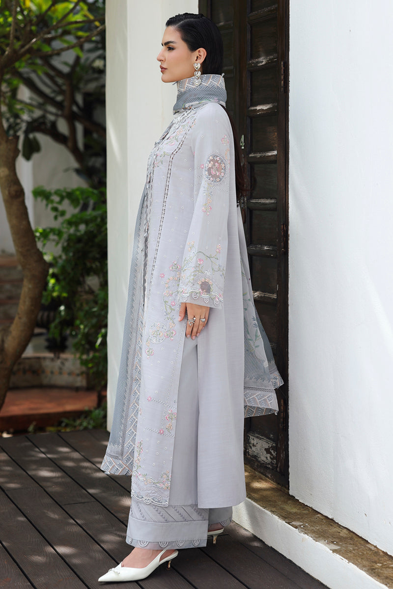 Qalamkar | Q Line winter Lilen | KL-02 HAZE