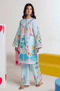 Raj Bari | Amal Summer Prints 2Pc Unstitched Cord | 04