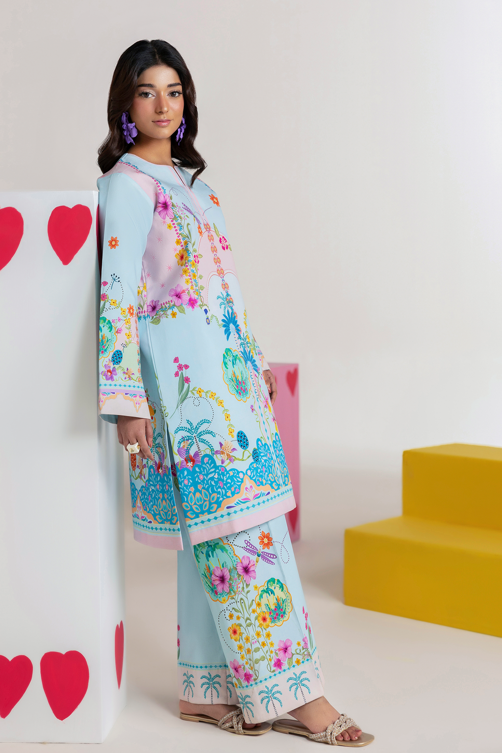 Raj Bari | Amal Summer Prints 2Pc Unstitched Cord | 04