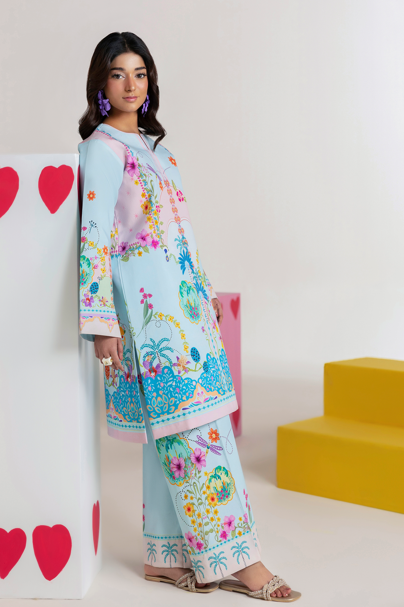 Raj Bari | Amal Summer Prints 2Pc Unstitched Cord | 04