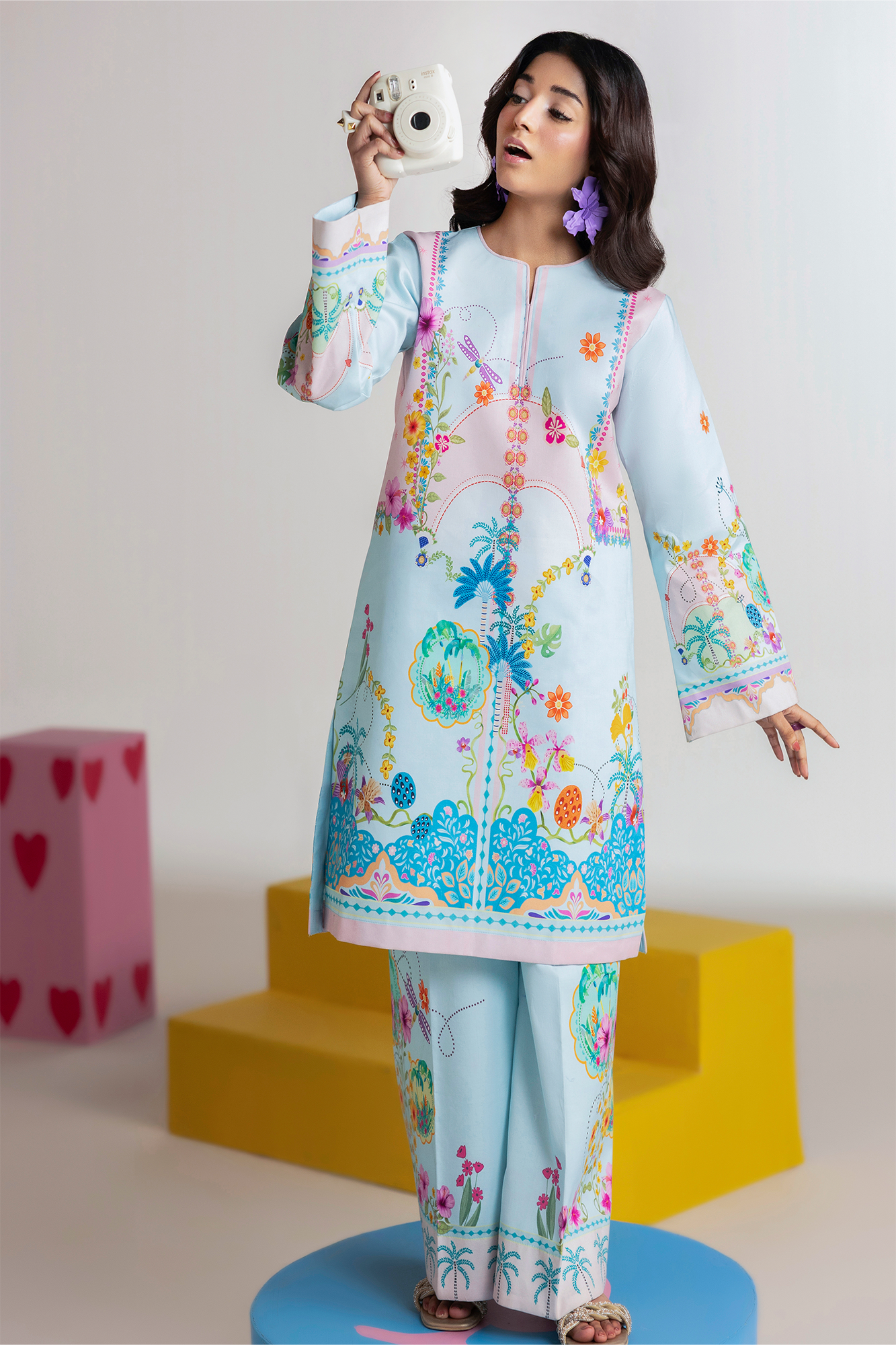 Raj Bari | Amal Summer Prints 2Pc Unstitched Cord | 04
