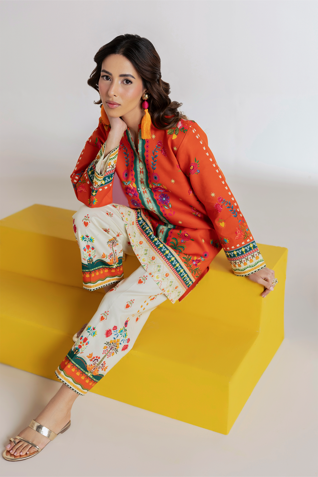 Raj Bari | Amal Summer Prints 2Pc Unstitched Cord | 03