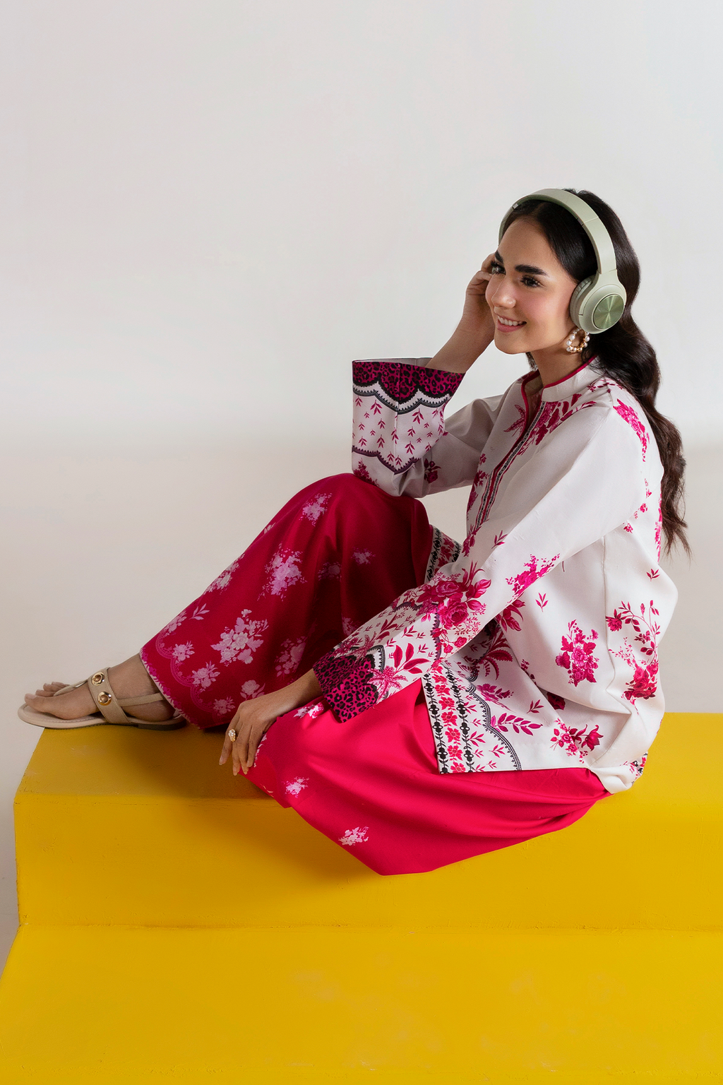 Raj Bari | Amal Summer Prints 2Pc Unstitched Cord | 01