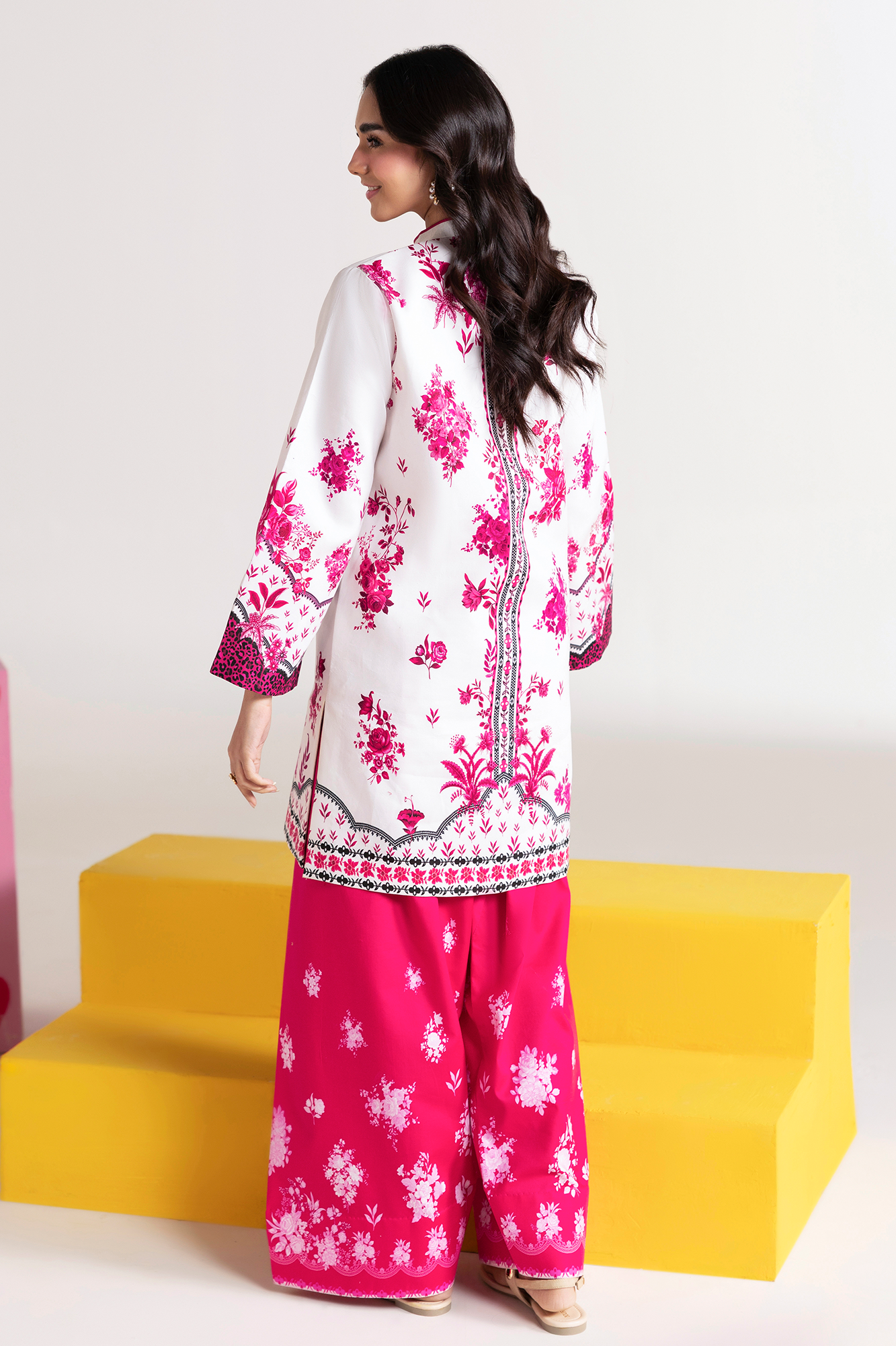 Raj Bari | Amal Summer Prints 2Pc Unstitched Cord | 01