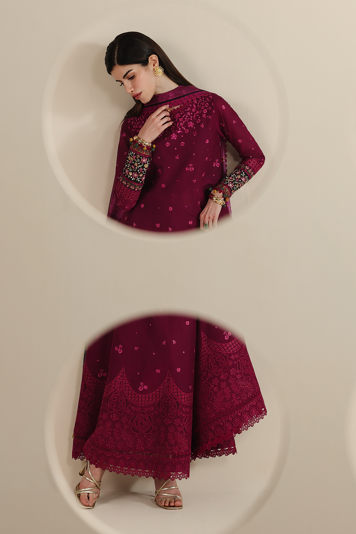 Jazmin | Iris Embroidered Lawn | IL26-D02