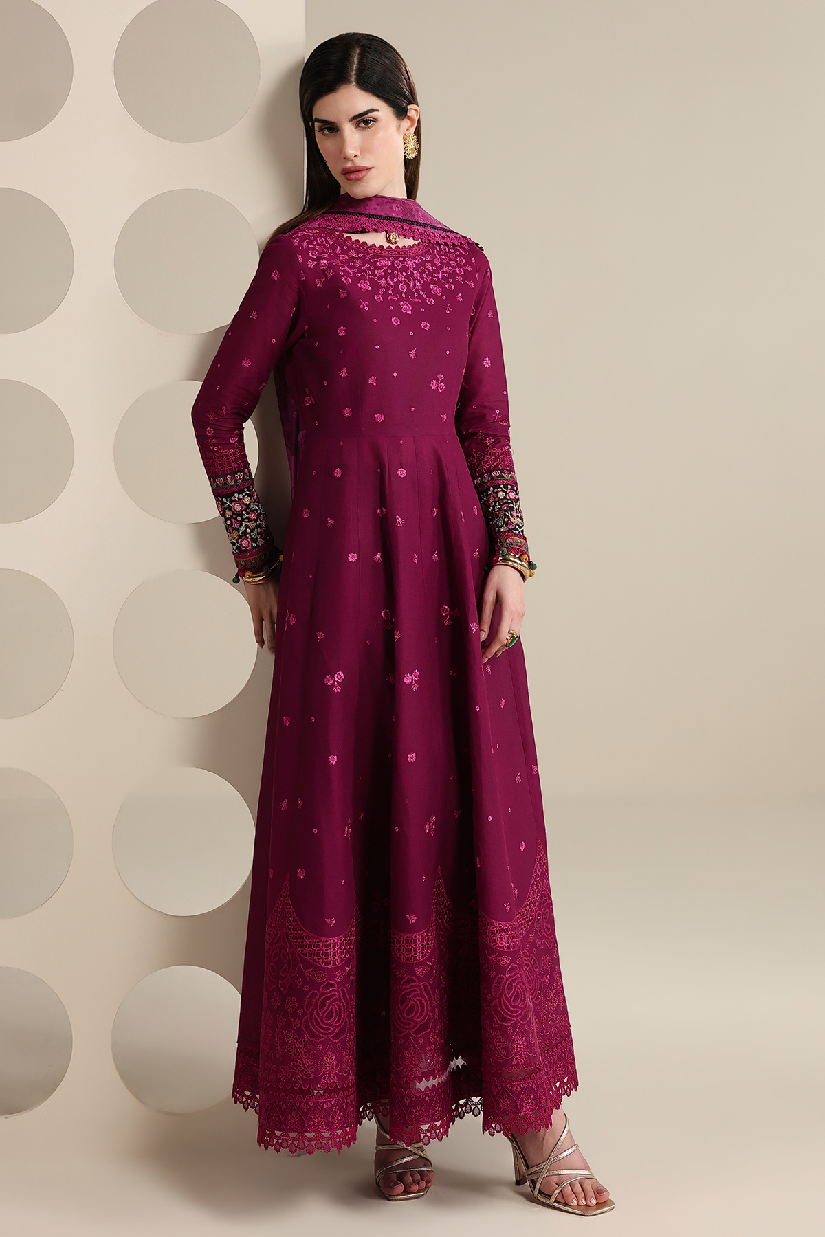 Jazmin | Iris Embroidered Lawn | IL26-D02