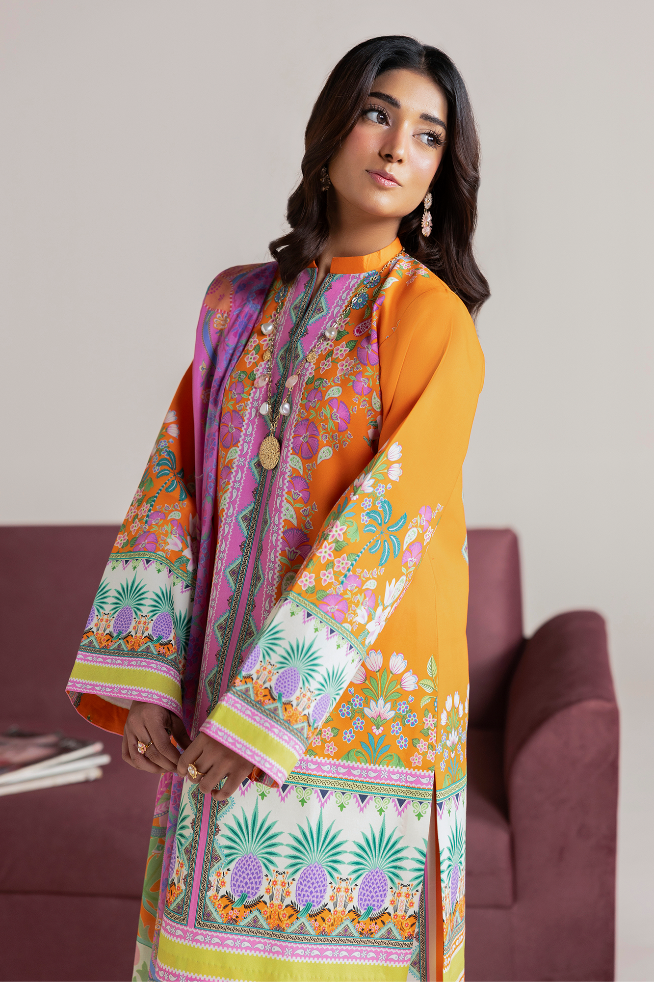 Raj bari | Amal Summer Prints 3Pc Unstitched | 07