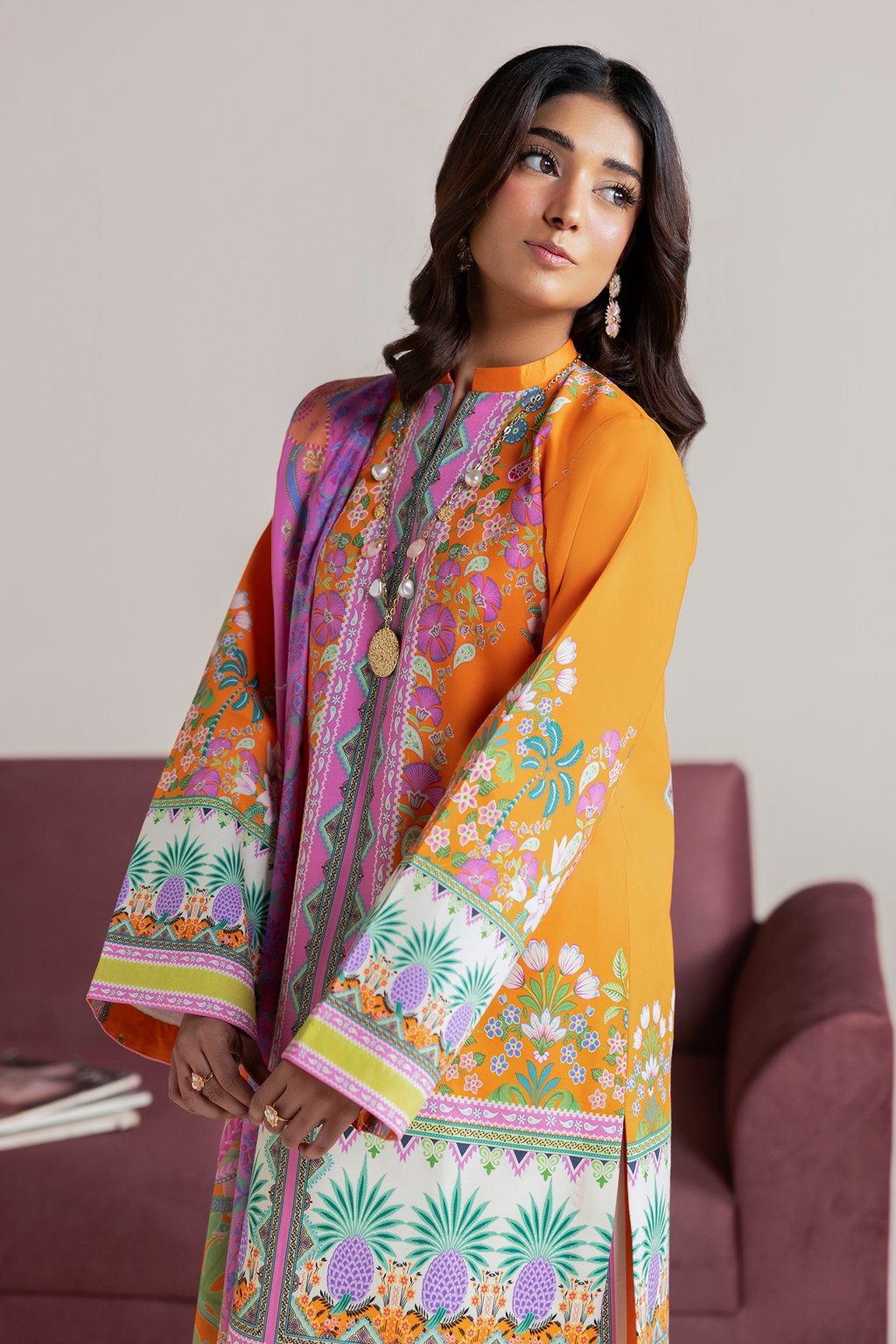 Raj bari | Amal Summer Prints 3Pc Unstitched | 07