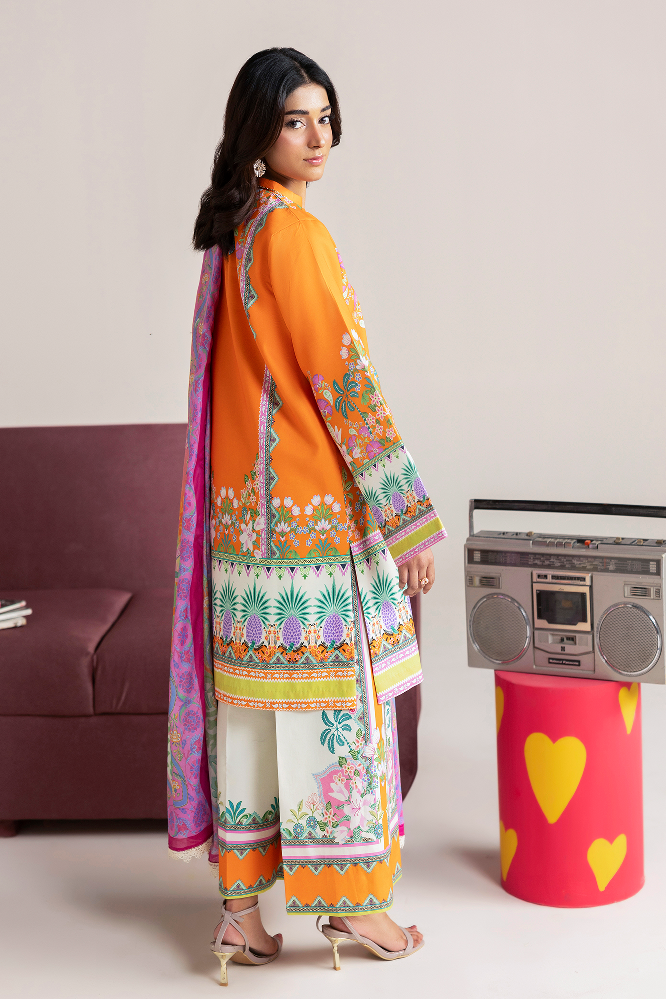 Raj bari | Amal Summer Prints 3Pc Unstitched | 07