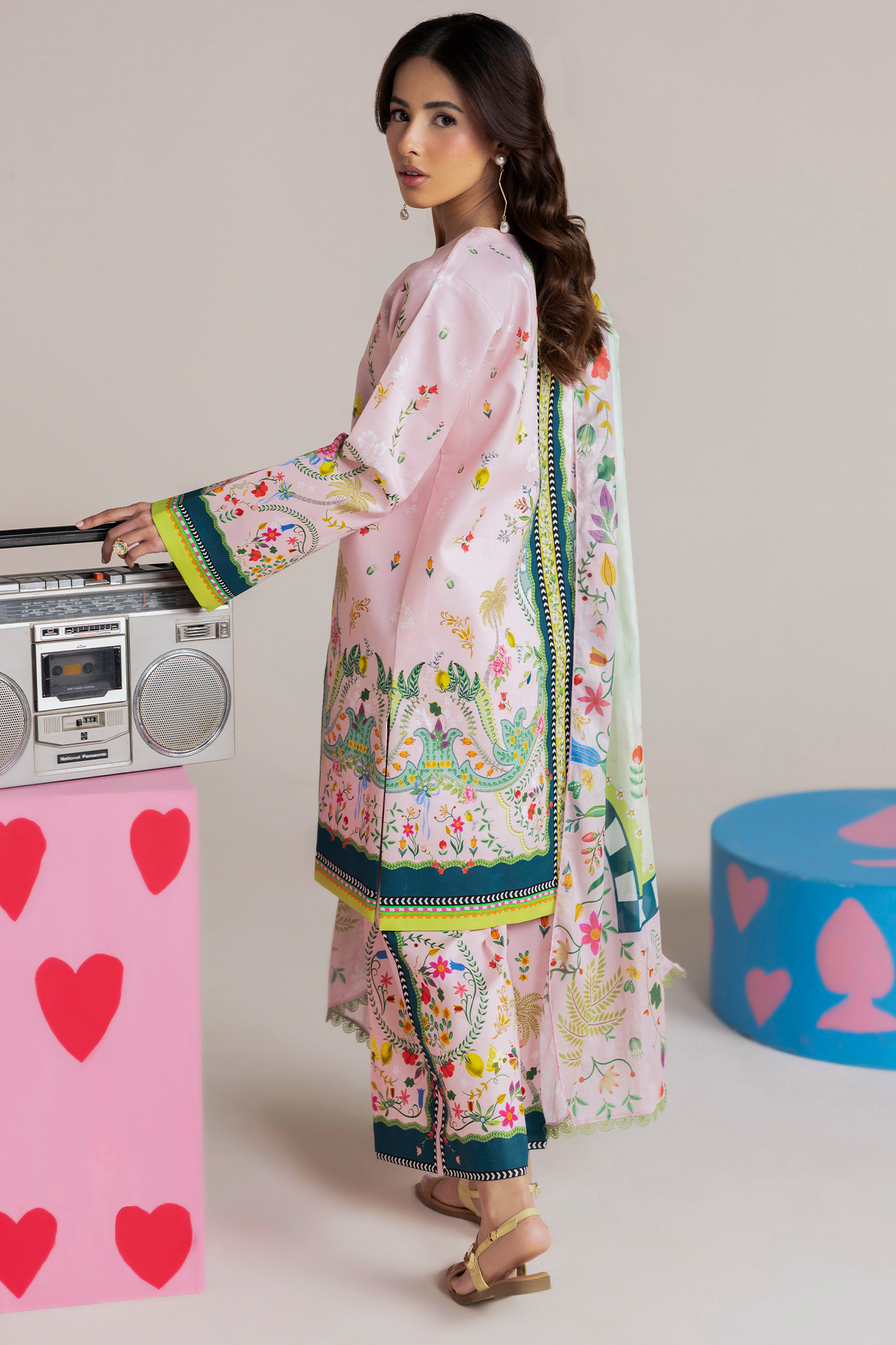 Raj bari | Amal Summer Prints 3Pc Unstitched | 10