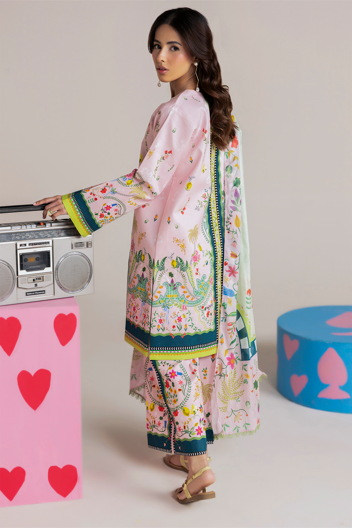 Raj bari | Amal Summer Prints 3Pc Unstitched | 10