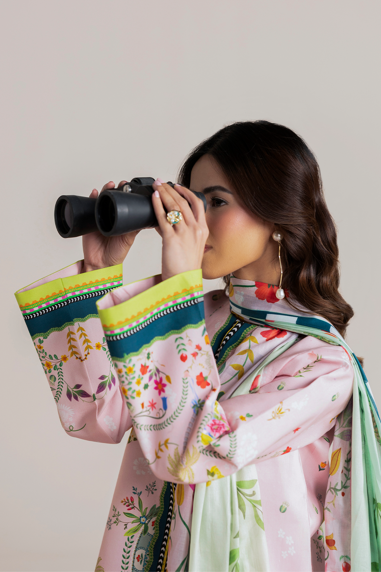 Raj bari | Amal Summer Prints 3Pc Unstitched | 10