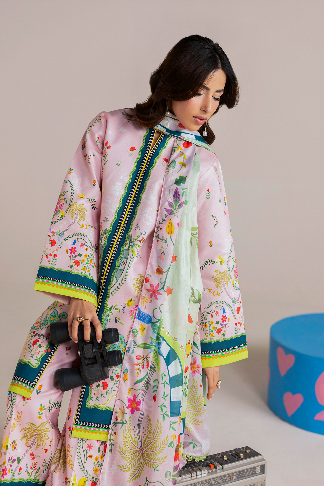 Raj bari | Amal Summer Prints 3Pc Unstitched | 10