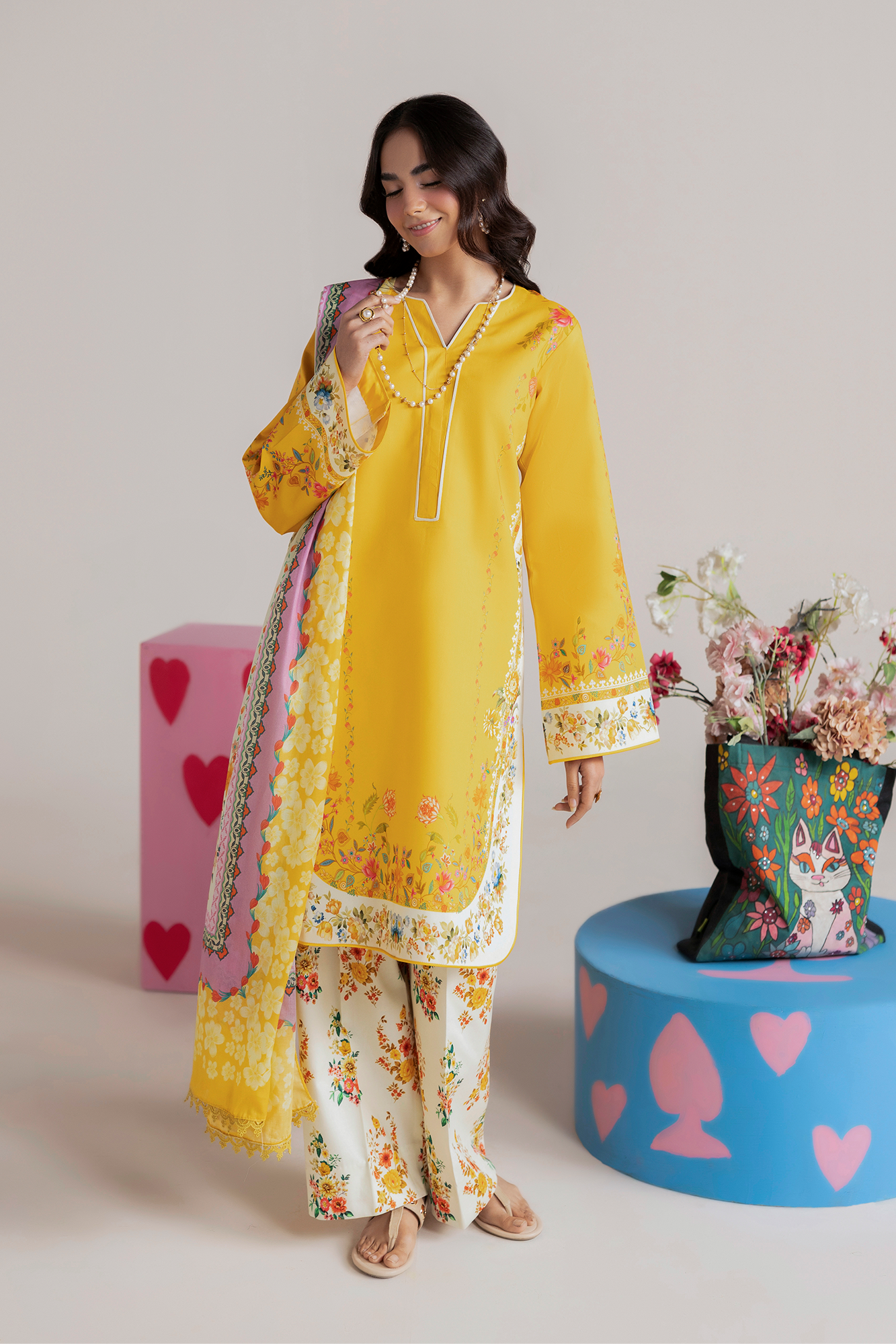 Raj bari | Amal Summer Prints 3Pc Unstitched | 05