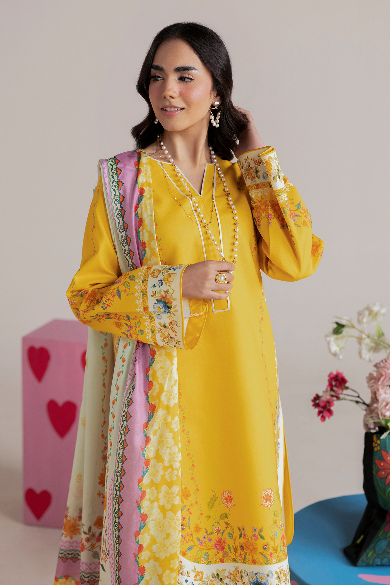 Raj bari | Amal Summer Prints 3Pc Unstitched | 05