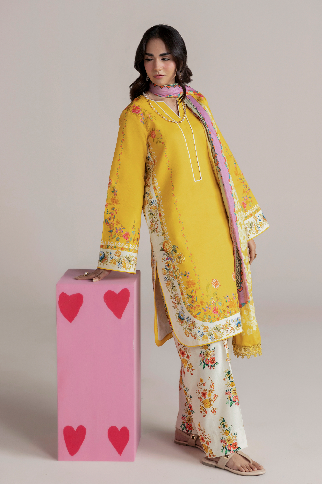 Raj bari | Amal Summer Prints 3Pc Unstitched | 05