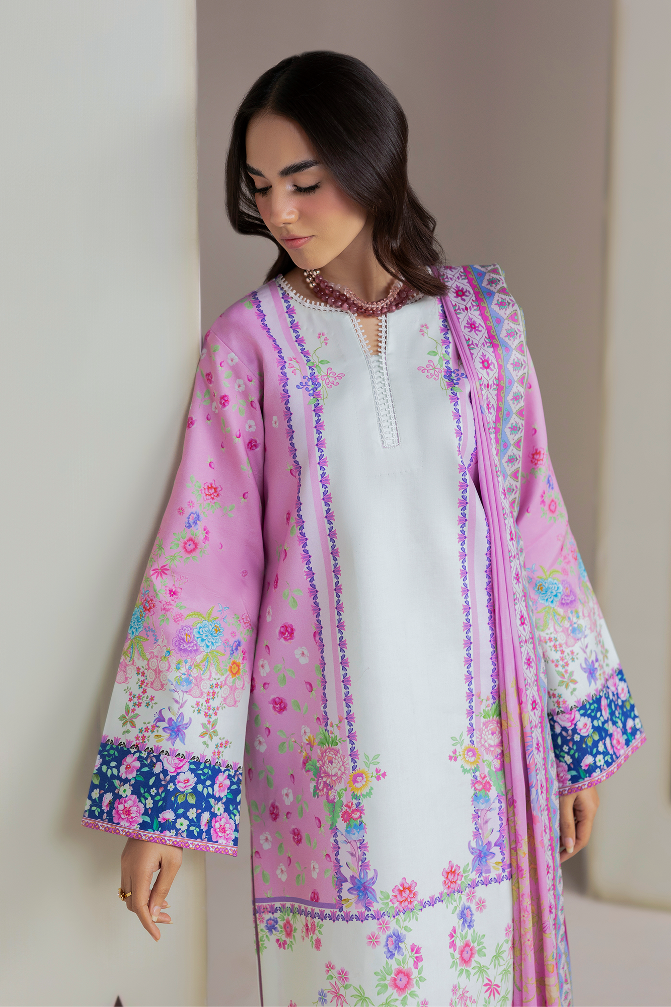 Raj bari | Amal Summer Prints 3Pc Unstitched | 14