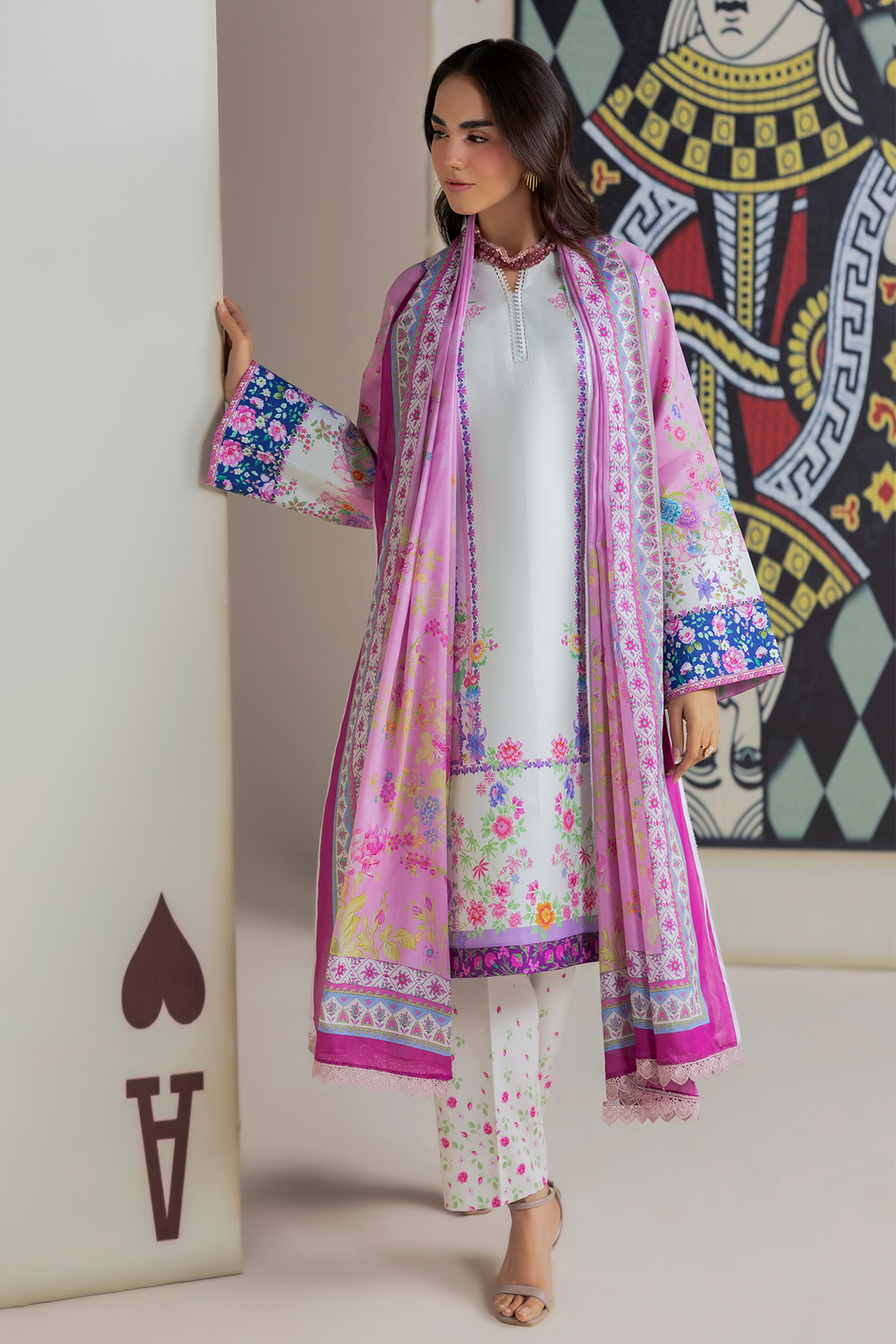 Raj bari | Amal Summer Prints 3Pc Unstitched | 14