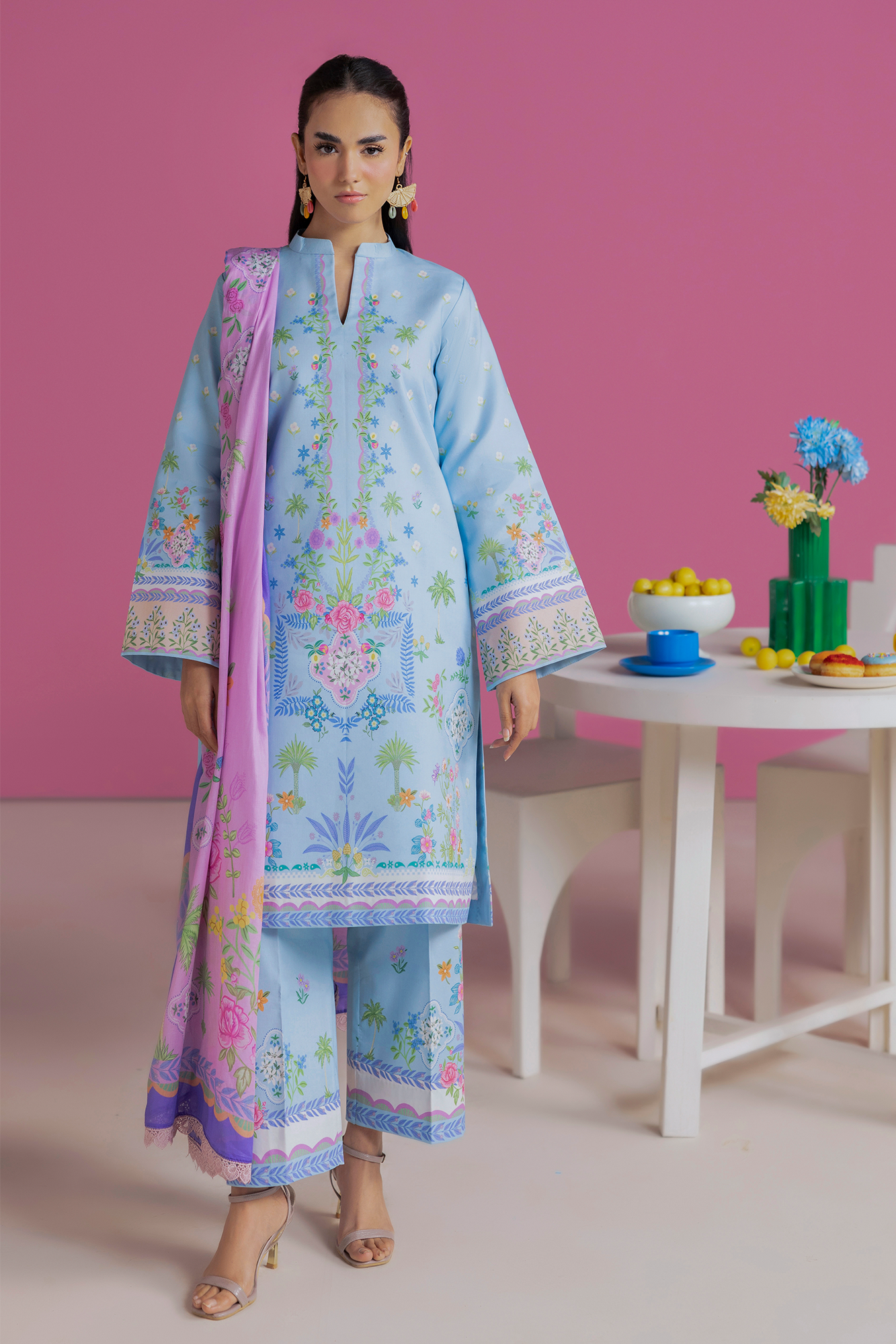 Raj bari | Amal Summer Prints 3Pc Unstitched | 11