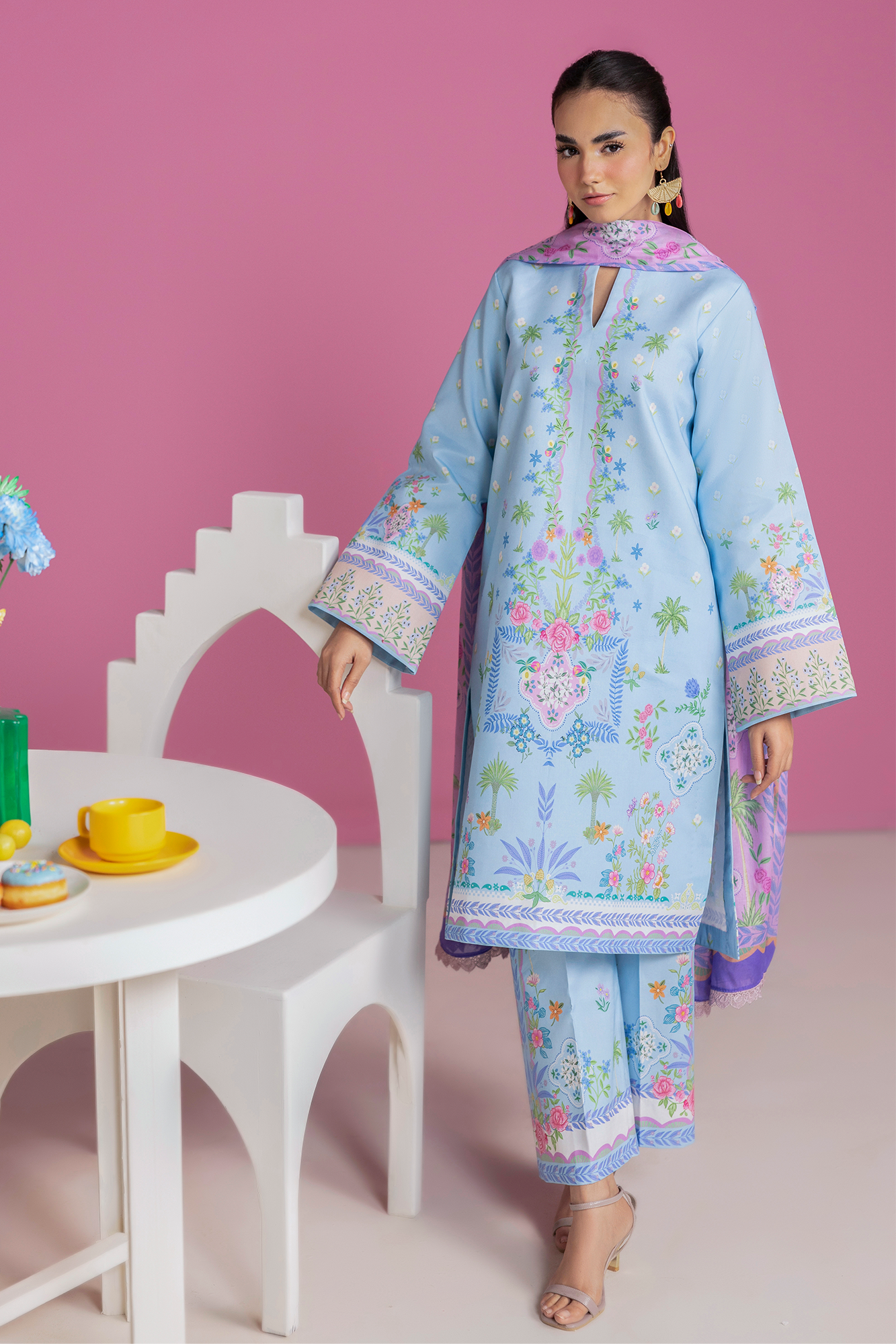 Raj bari | Amal Summer Prints 3Pc Unstitched | 11