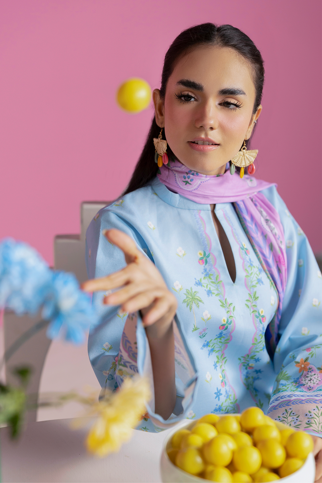 Raj bari | Amal Summer Prints 3Pc Unstitched | 11