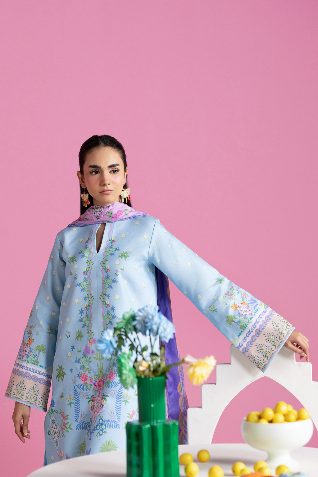 Raj bari | Amal Summer Prints 3Pc Unstitched | 11