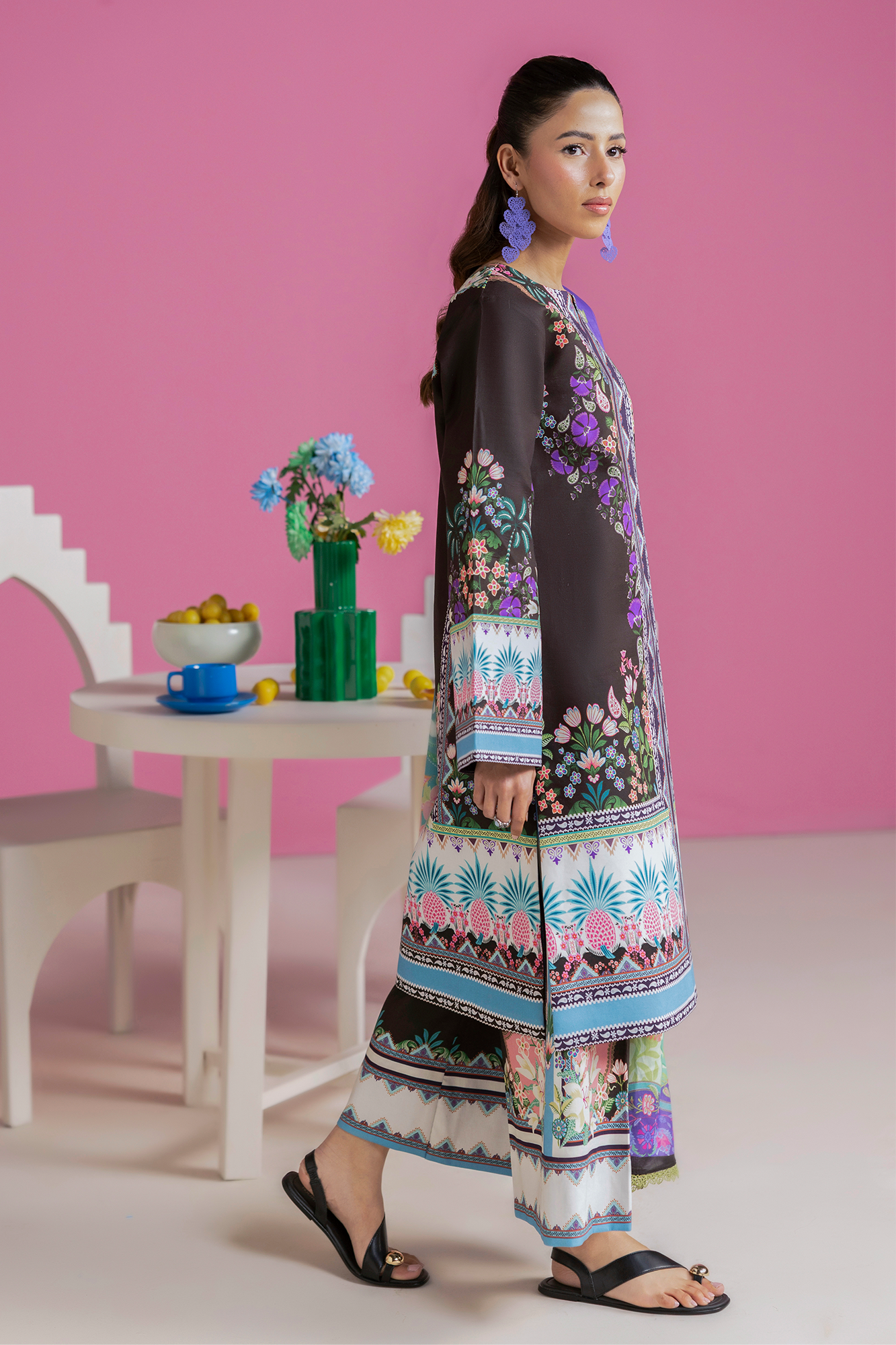Raj bari | Amal Summer Prints 3Pc Unstitched | 12