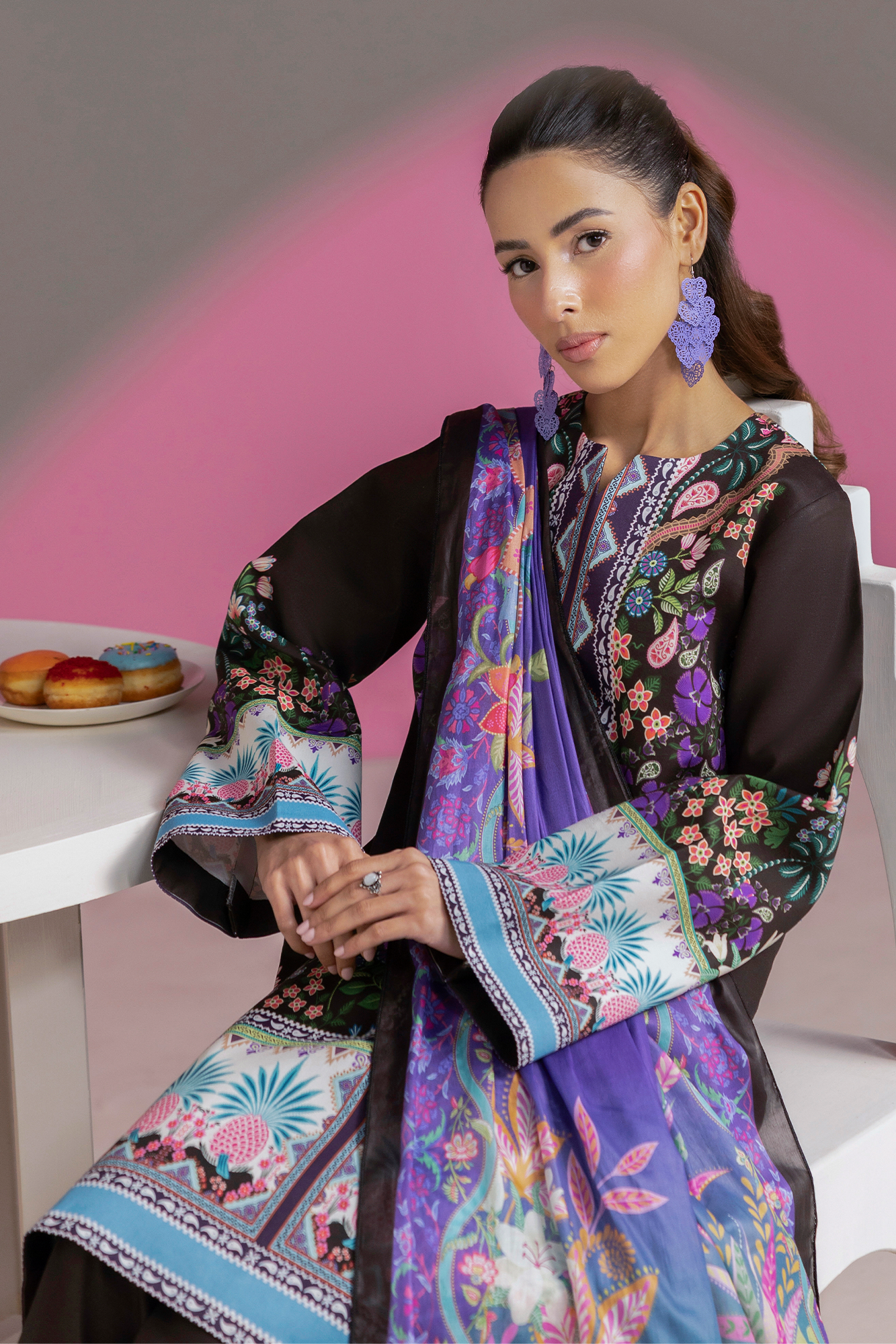 Raj bari | Amal Summer Prints 3Pc Unstitched | 12
