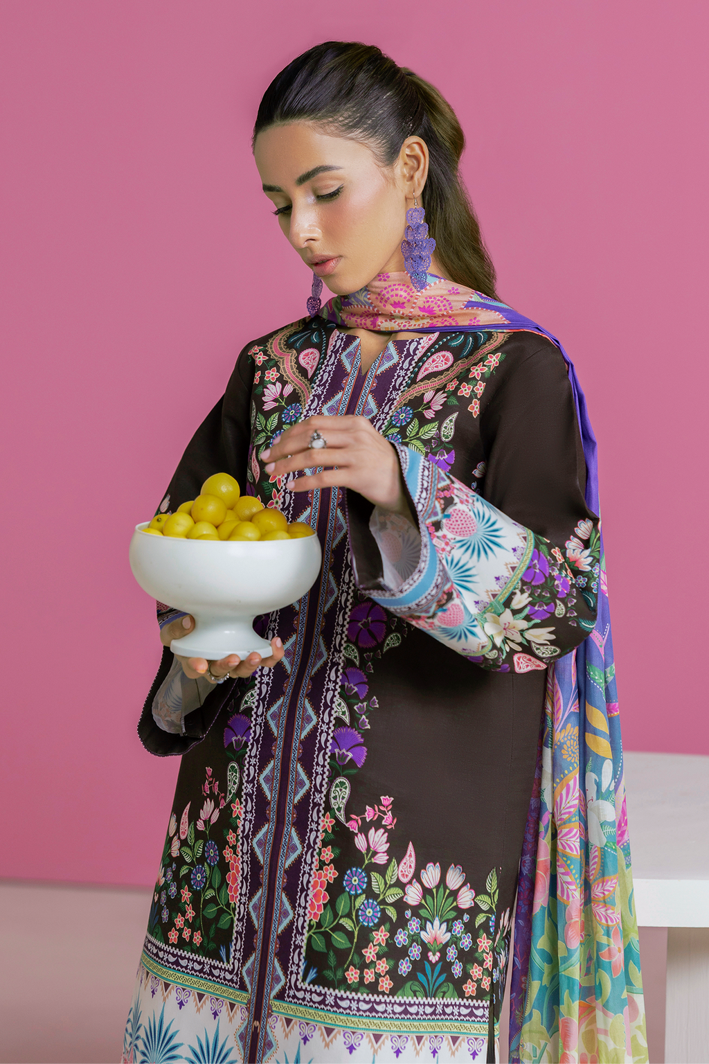 Raj bari | Amal Summer Prints 3Pc Unstitched | 12