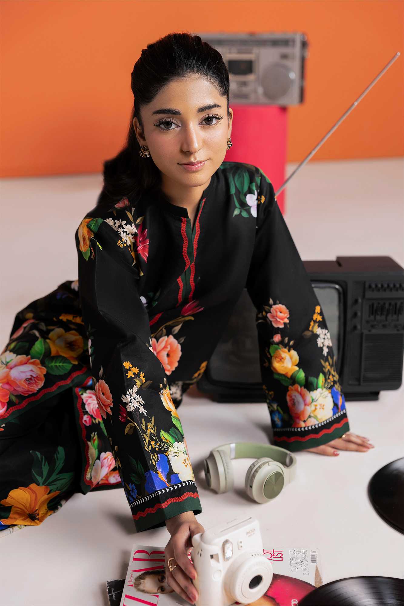 Raj Bari | Amal Summer Prints 2Pc Unstitched Cord | 02
