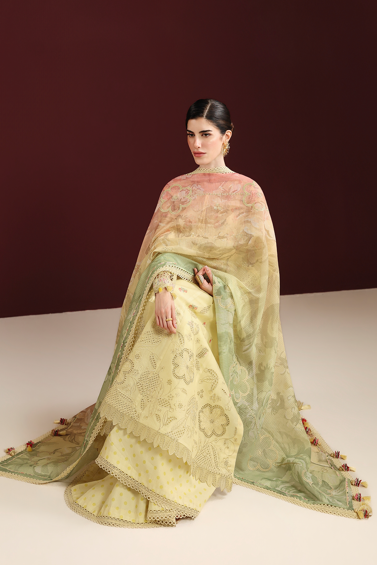 Jazmin | Iris Embroidered Lawn | IL26-D07