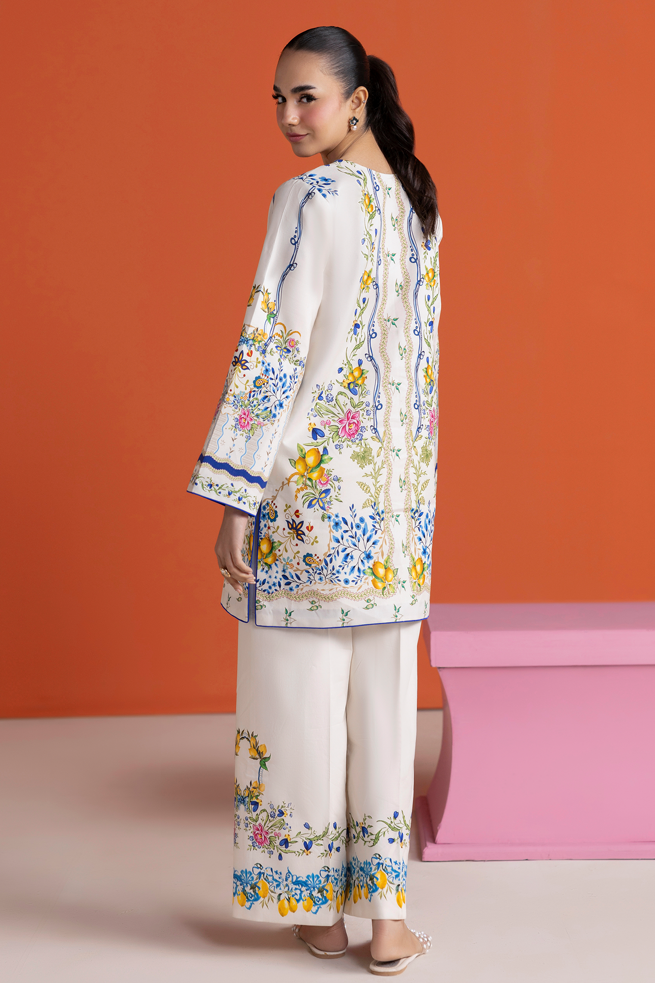 Raj bari | Amal Summer Prints 2Pc Unstitched Cord | 16
