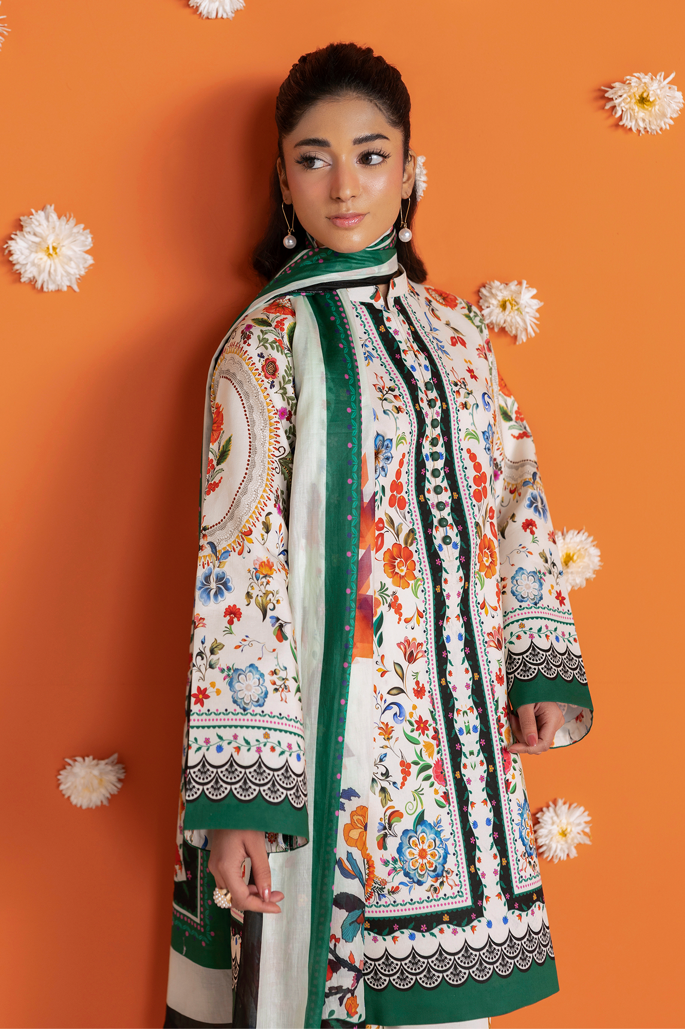 Raj bari | Amal Summer Prints 3Pc Unstitched | 13