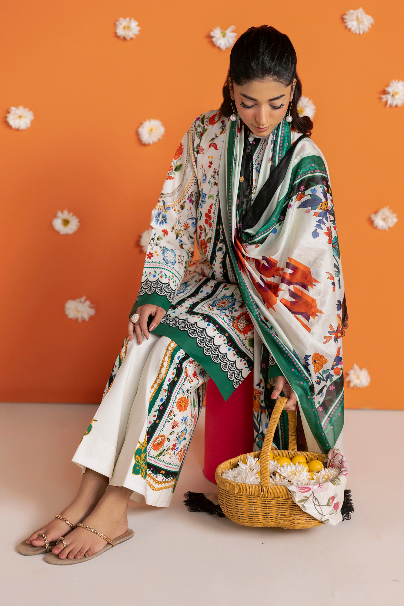 Raj bari | Amal Summer Prints 3Pc Unstitched | 13