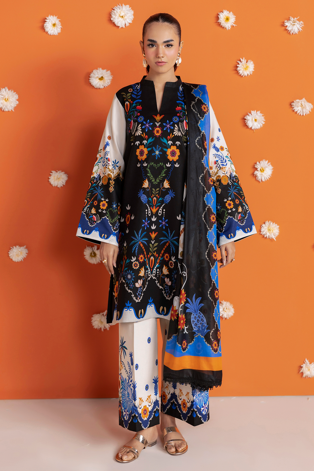 Raj bari | Amal Summer Prints 3Pc Unstitched | 08