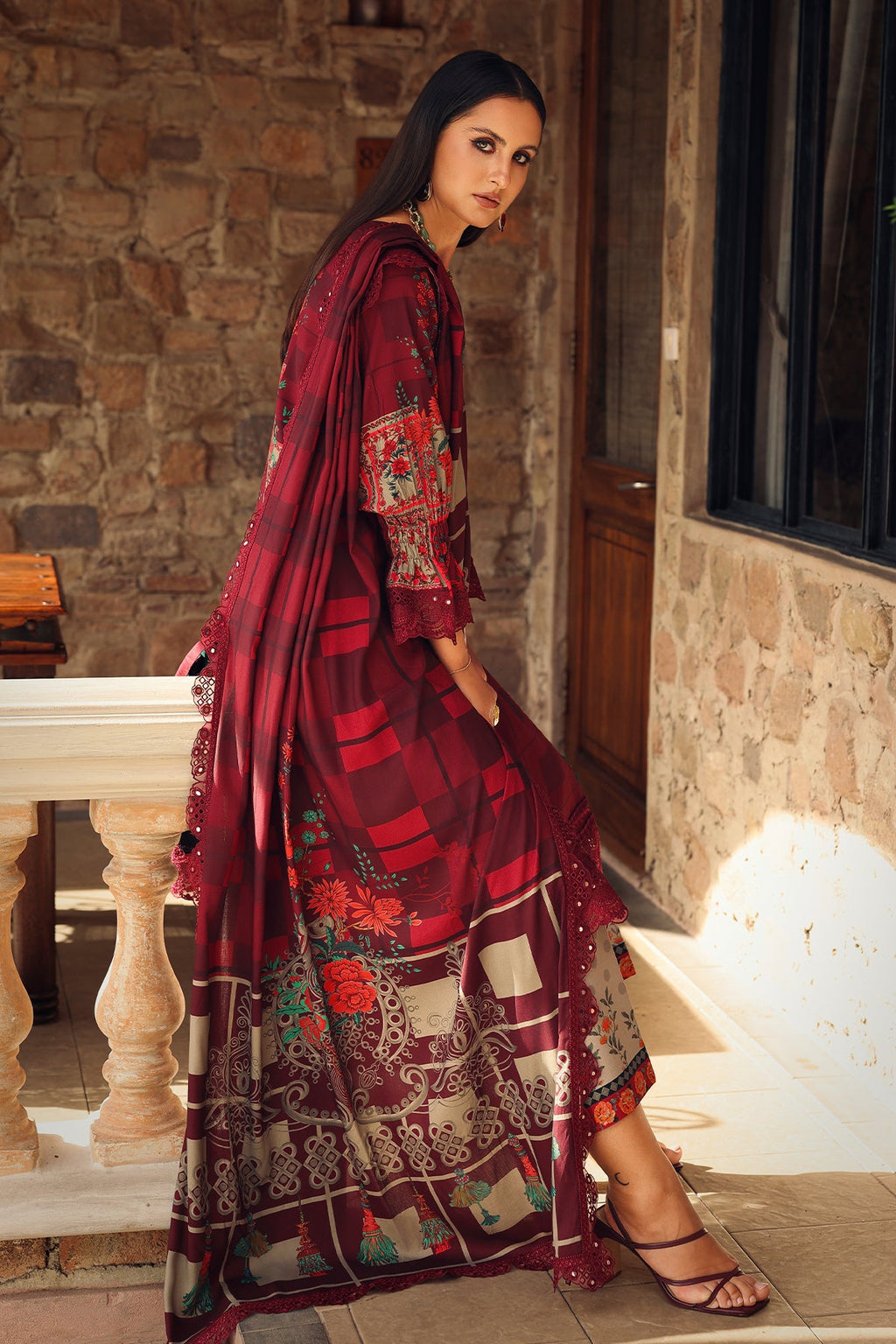 Charizma | Combination VOL - 01 Embroidered Lilen | CCW7-06
