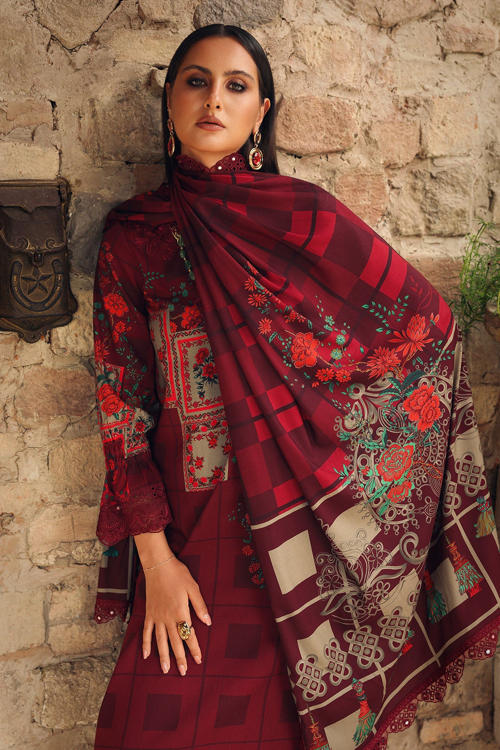 Charizma | Combination VOL - 01 Embroidered Lilen | CCW7-06