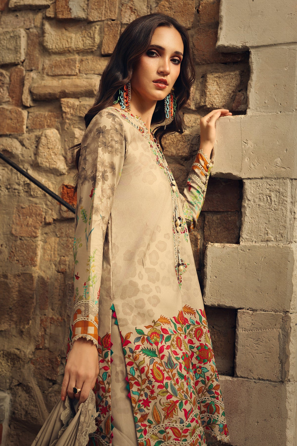 Charizma | Combination VOL - 01 Embroidered Lilen | CCW7-07