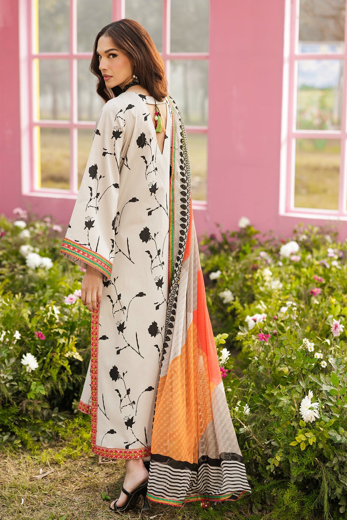 Charizma | 3-PC Unstitched Embroidered Lawn Collection | CRB6-02