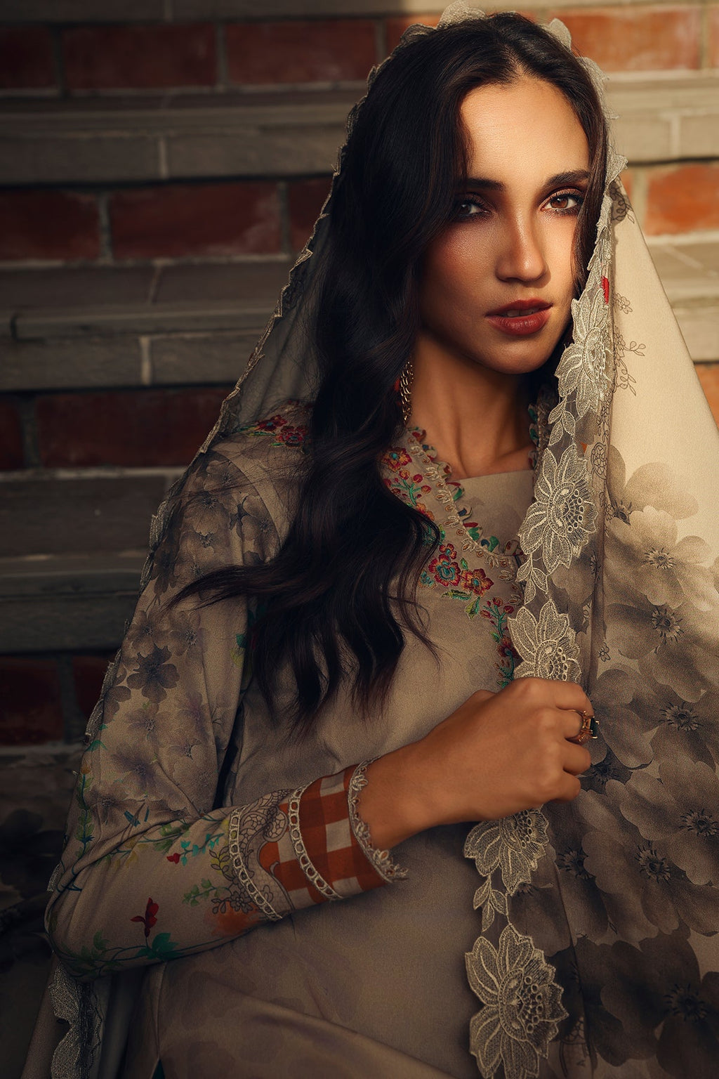 Charizma | Combination VOL - 01 Embroidered Lilen | CCW7-07