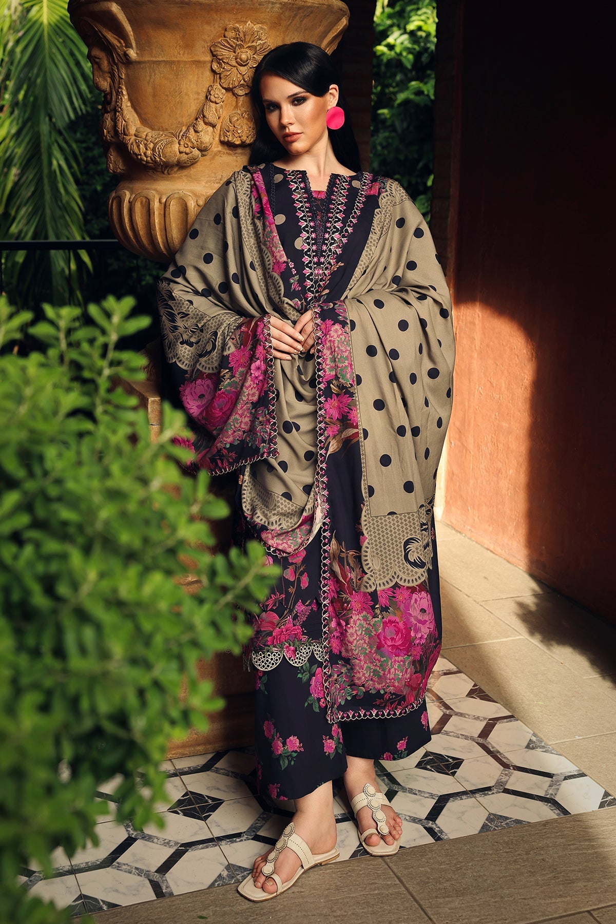 Charizma | Combination VOL - 01 Embroidered Lilen | CCW7-08