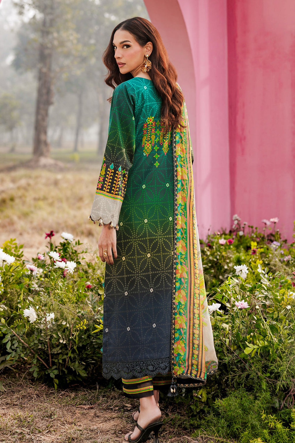 Charizma | 3-PC Unstitched Embroidered Lawn Collection | CRB6-01
