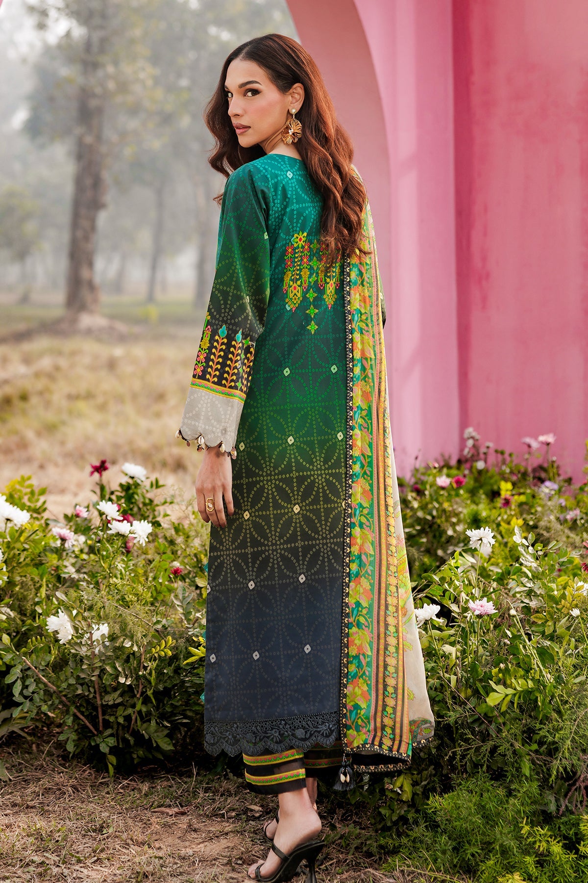 Charizma | 3-PC Unstitched Embroidered Lawn Collection | CRB6-01