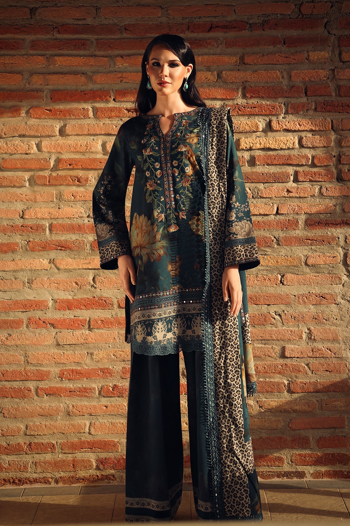 Charizma | Combination VOL - 01 Embroidered Lilen | CCW7-09