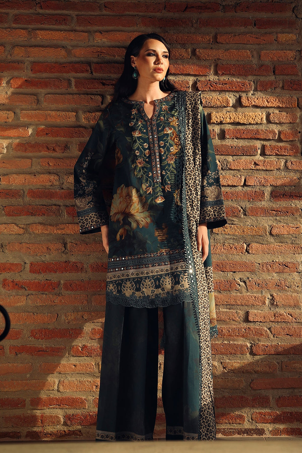 Charizma | Combination VOL - 01 Embroidered Lilen | CCW7-09