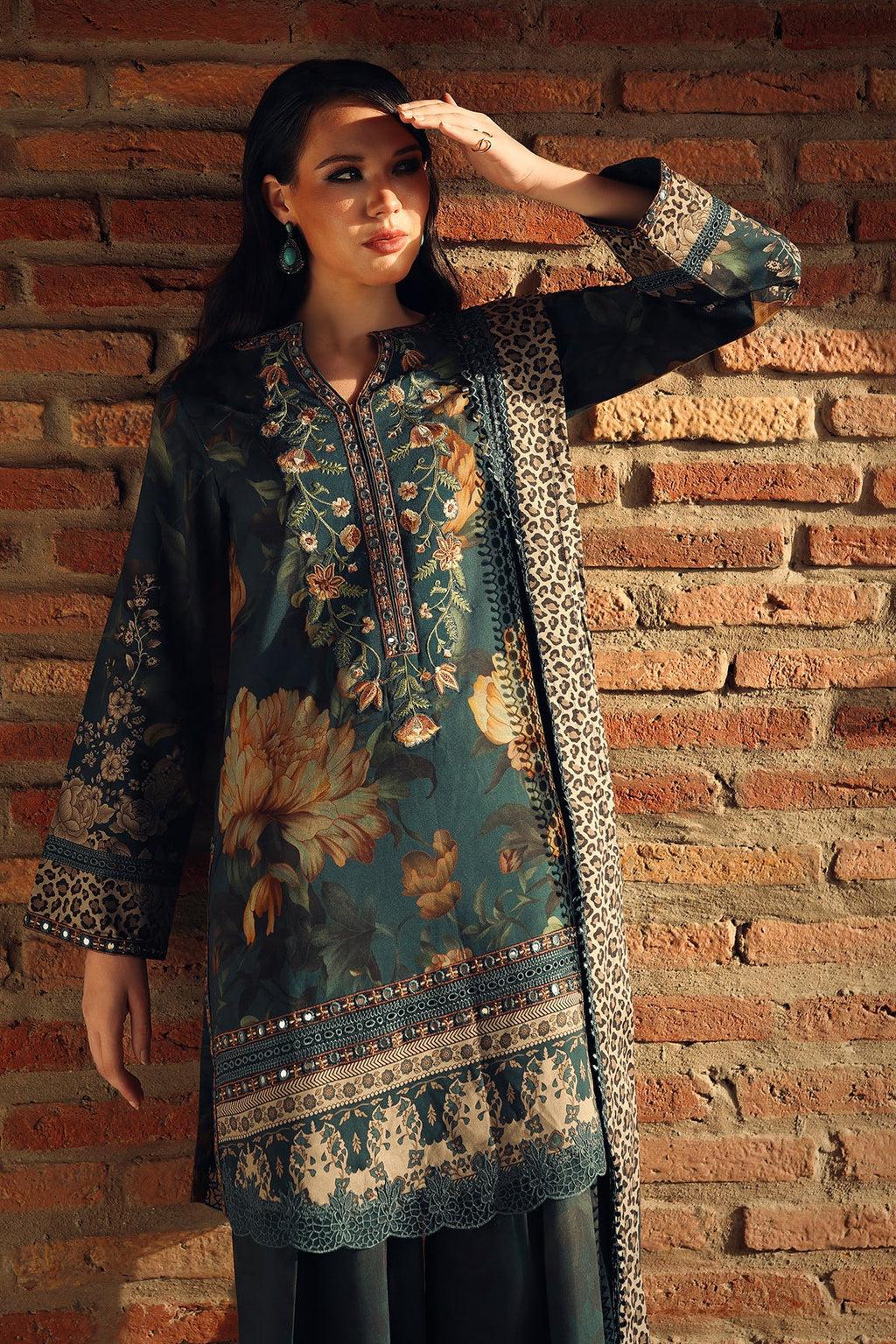 Charizma | Combination VOL - 01 Embroidered Lilen | CCW7-09