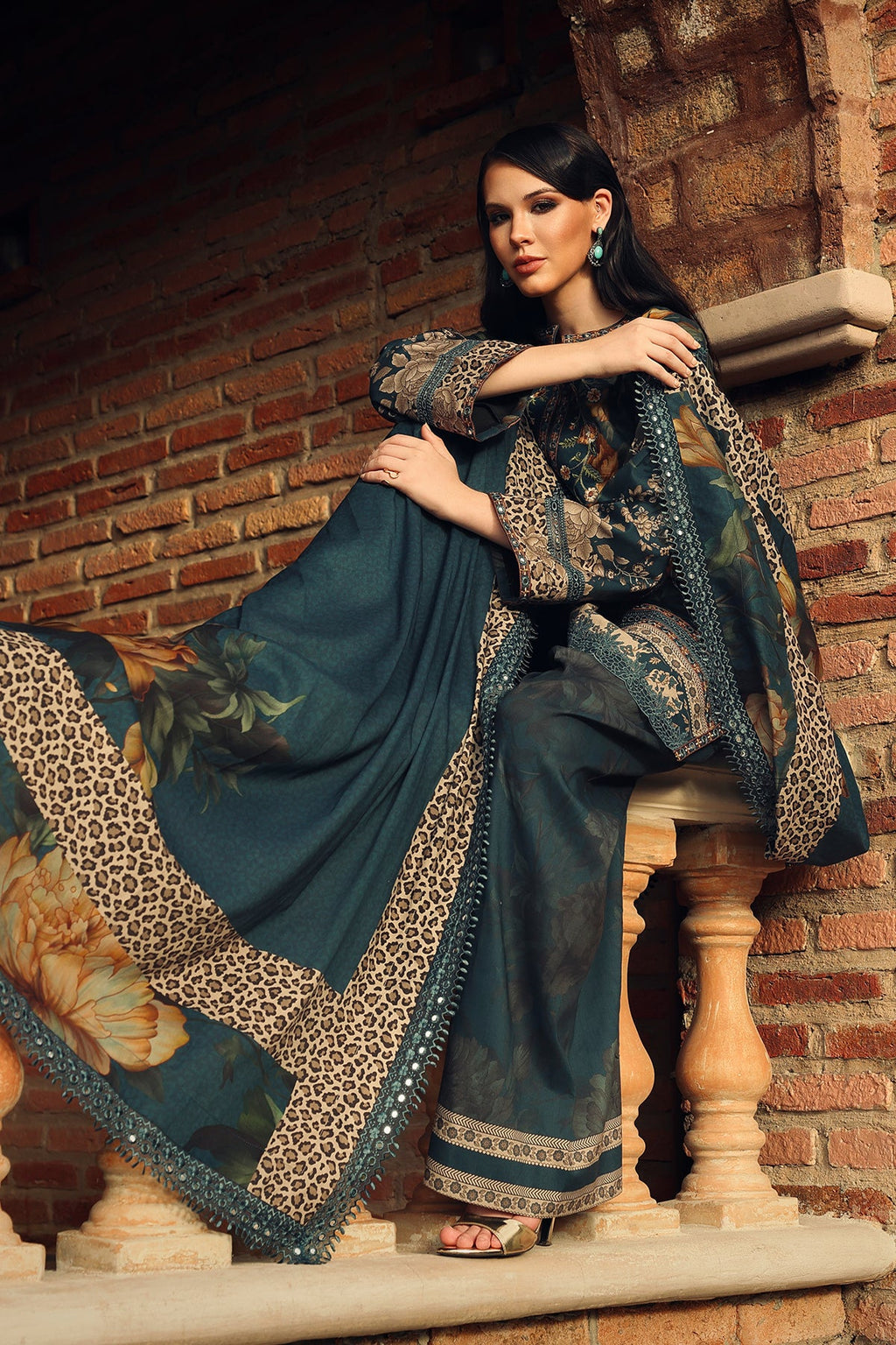 Charizma | Combination VOL - 01 Embroidered Lilen | CCW7-09