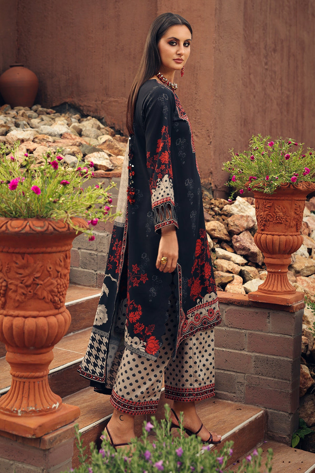 Charizma | Combination VOL - 01 Embroidered Lilen | CCW7-10