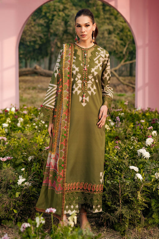 Charizma | 3-PC Unstitched Embroidered Lawn Collection | CRB6-04