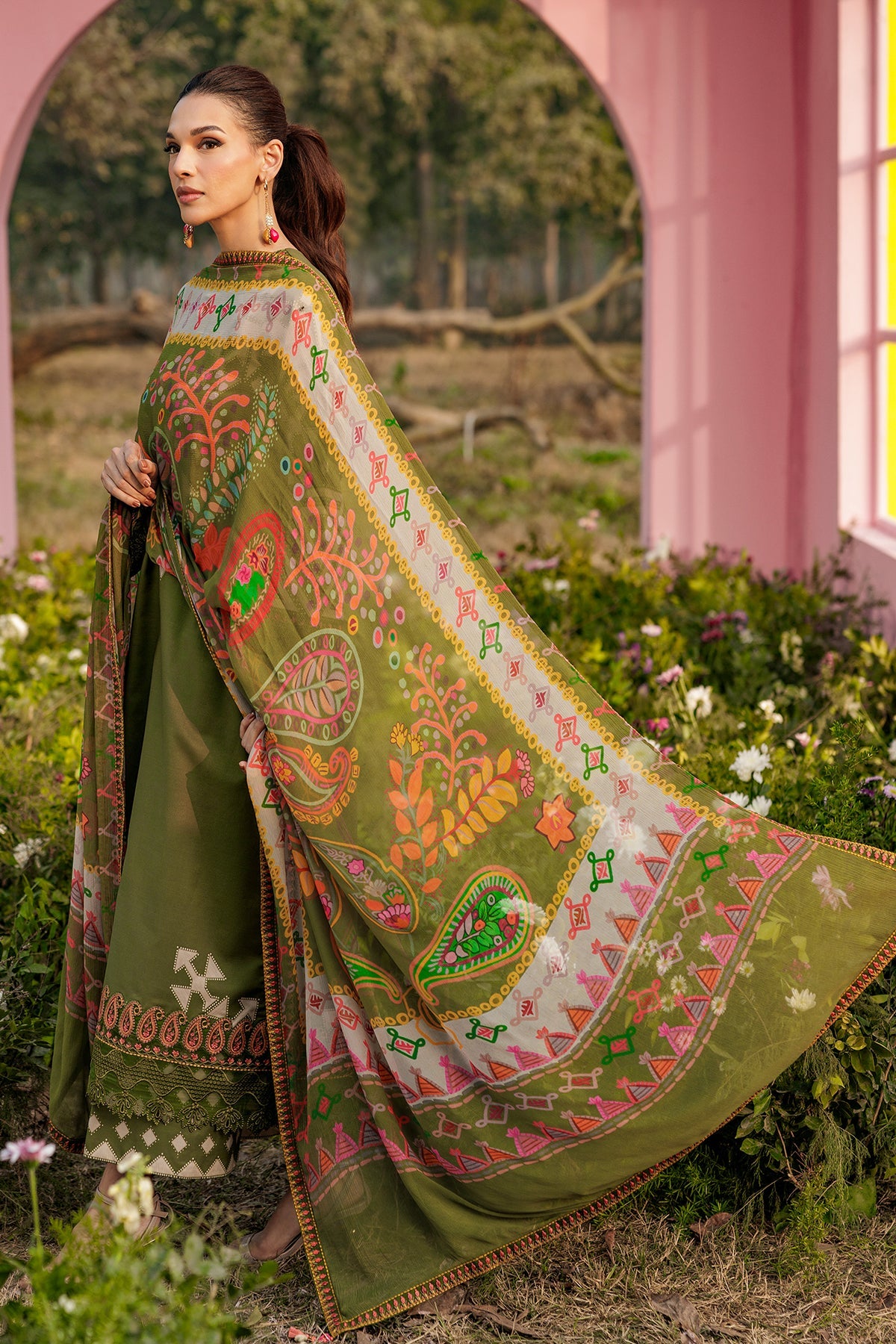 Charizma | 3-PC Unstitched Embroidered Lawn Collection | CRB6-04